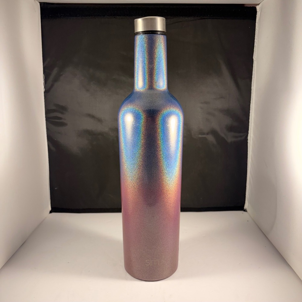Simple Modern 25oz Holographic Glitter Stainless Steel Water Bottle Insulated